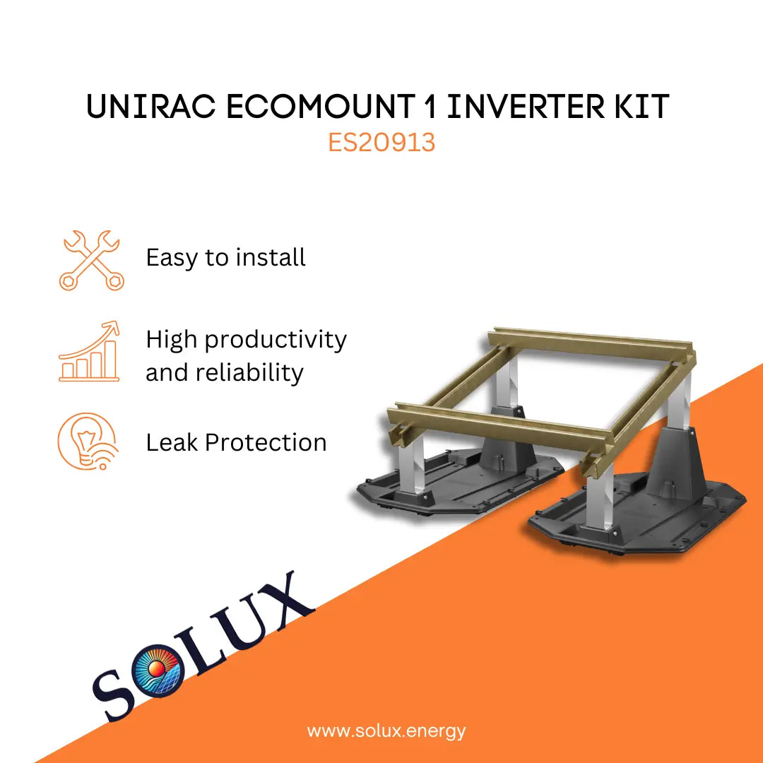 This is an image of Unirac EcoMount 1 Solar Inverter Kit (ES20913)